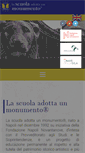 Mobile Screenshot of lascuolaadottaunmonumento.it